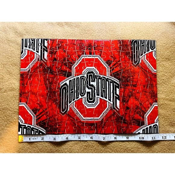 Ohio State Football Team A4 Jigsaw Puzzle 120 pcs - Picture 2 of 5